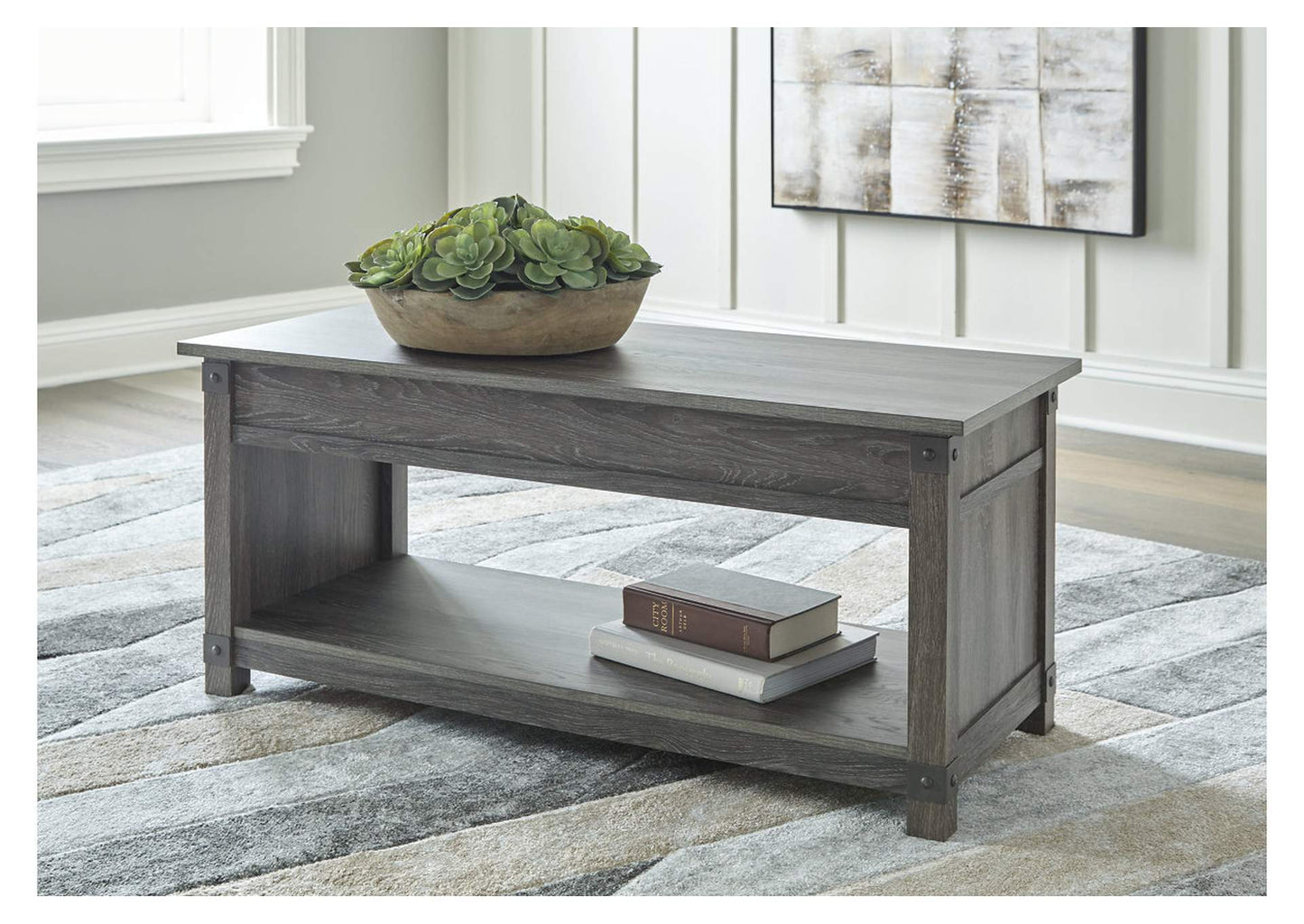 Freedan Coffee Table with 2 End Tables