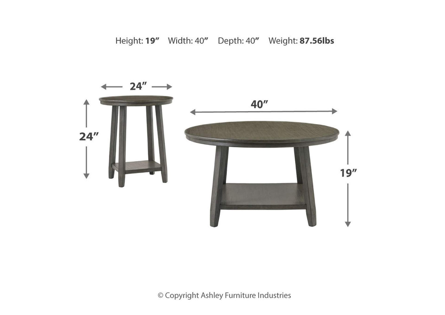 Caitbrook Table (Set of 3)