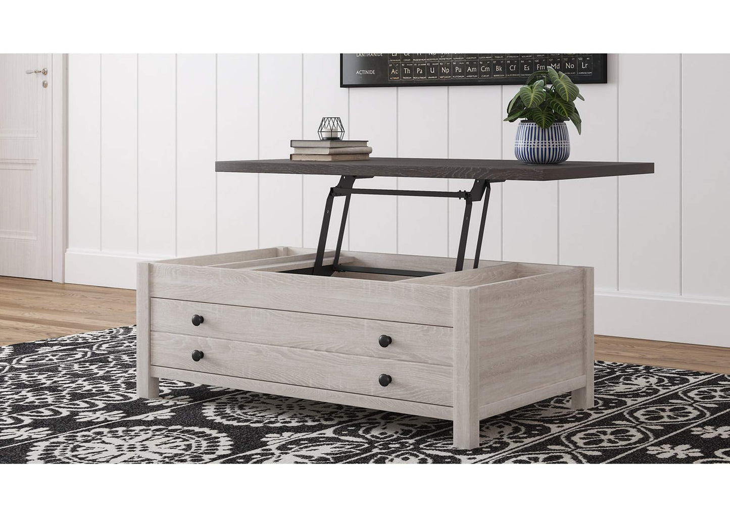 Dorrinson Coffee Table with Lift Top