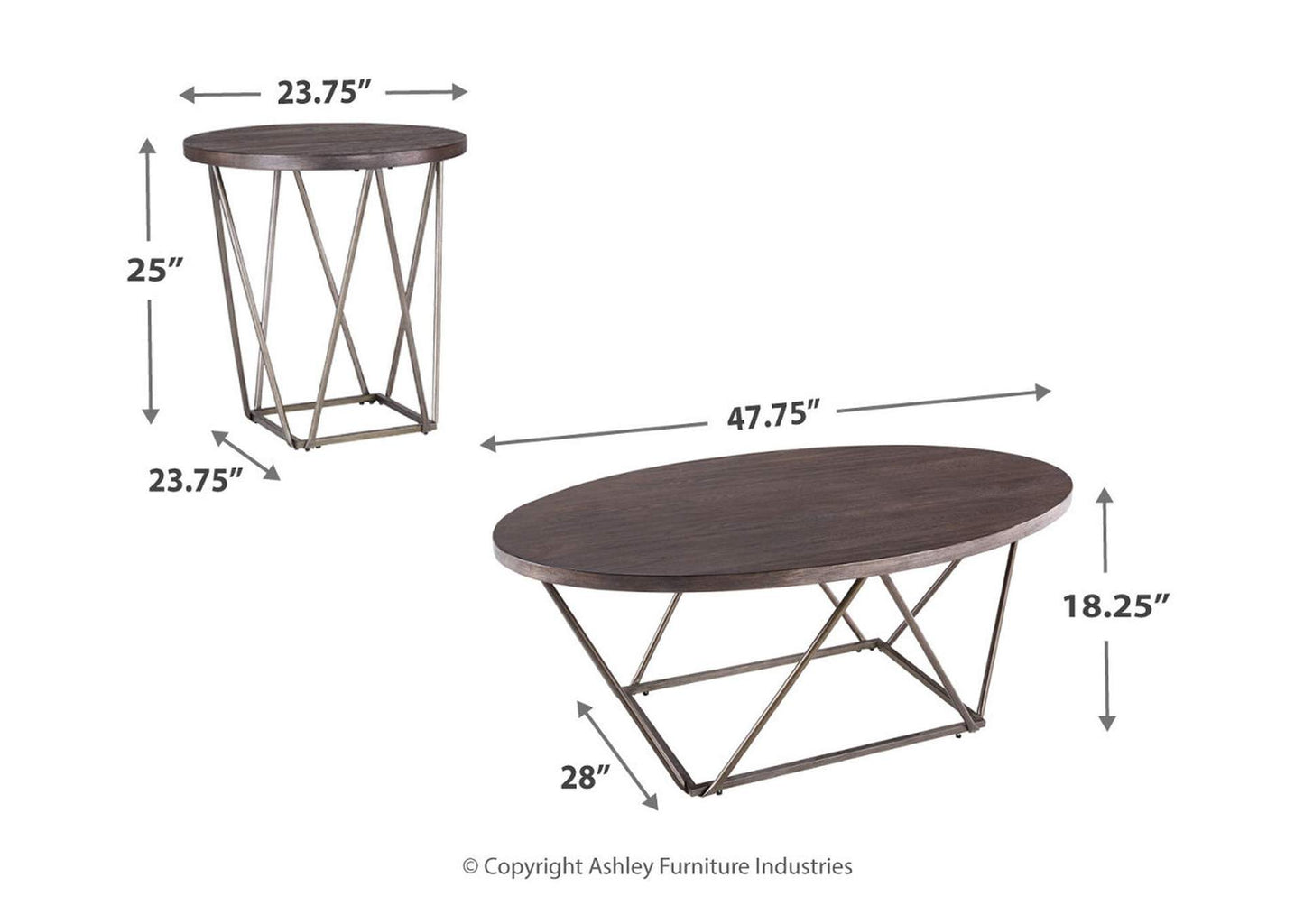 Neimhurst Table (Set of 3)