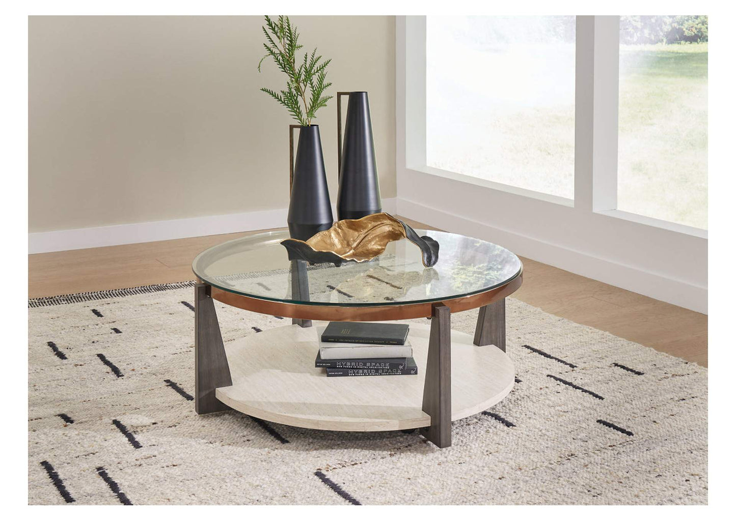 Frazwa Coffee Table with 2 End Tables