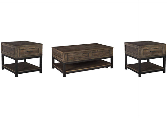 Johurst Coffee Table with 2 End Tables