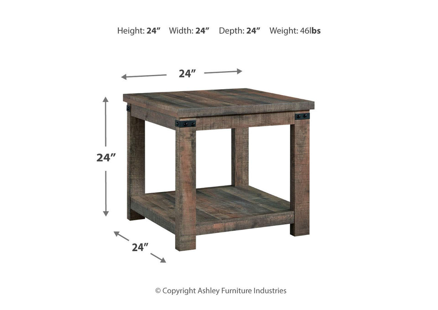 Hollum Coffee Table with 1 End Table