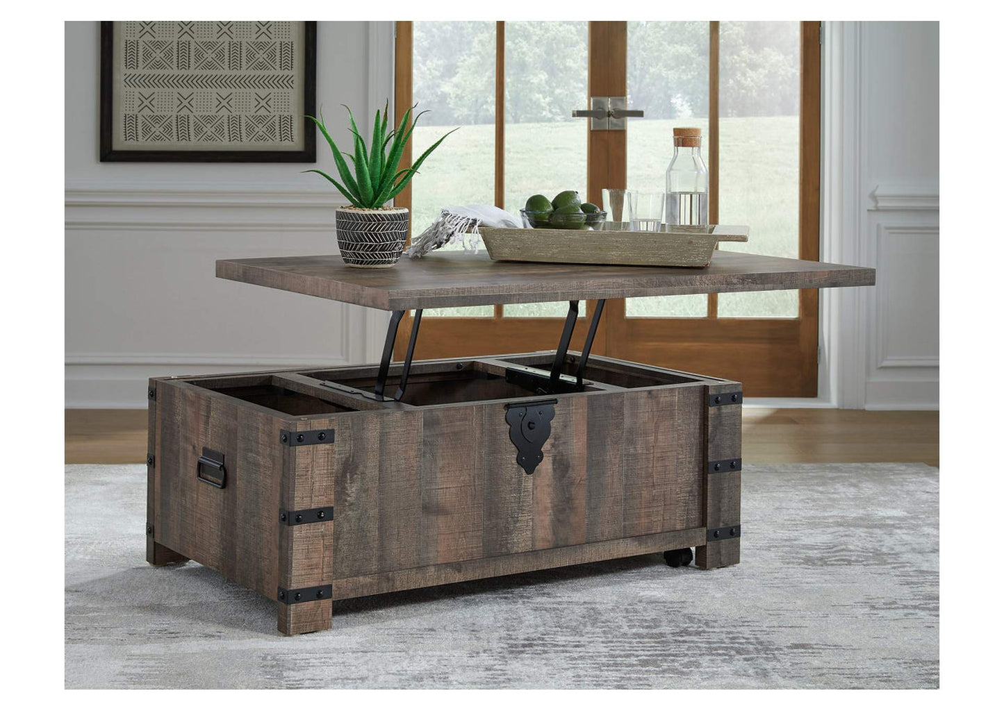 Hollum Coffee Table with 2 End Tables