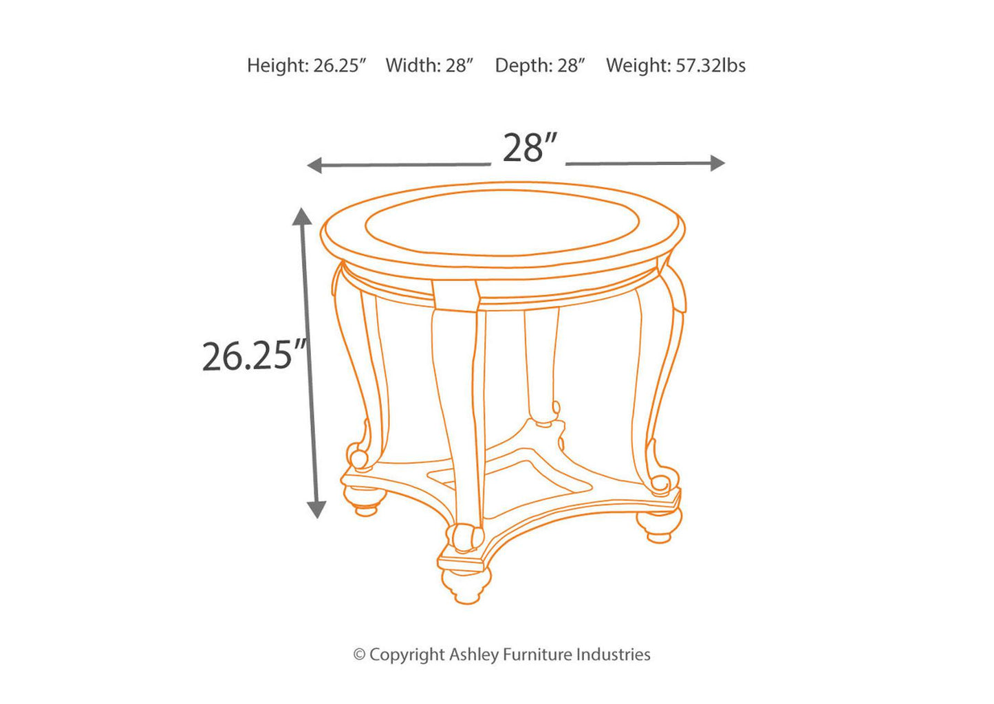 Norcastle Coffee Table with 2 End Tables