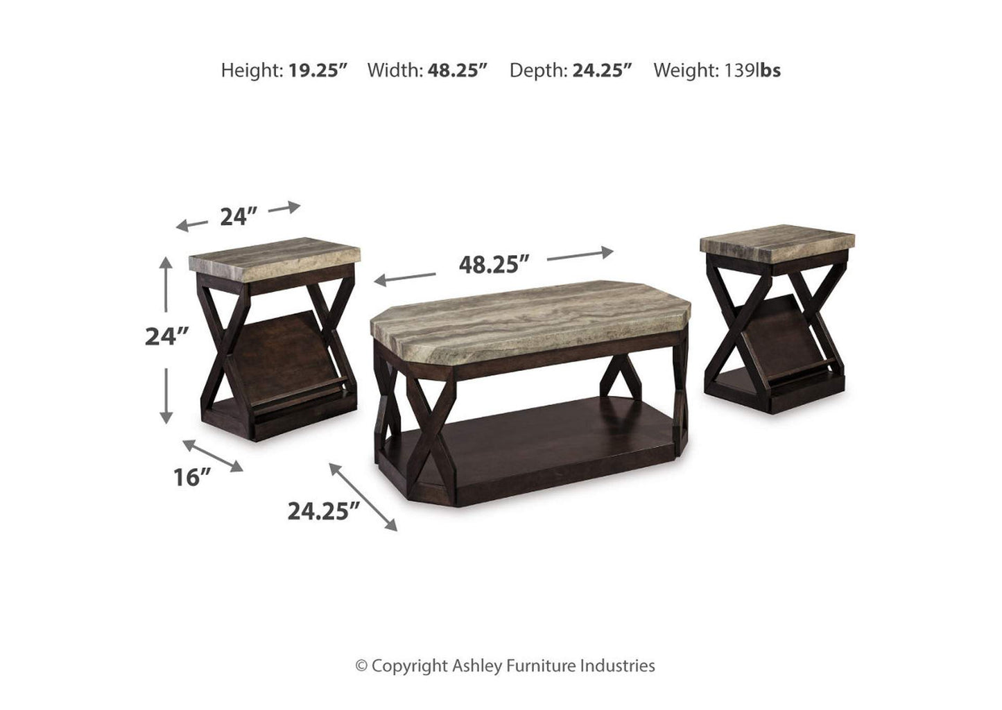 Radilyn Table (Set of 3)