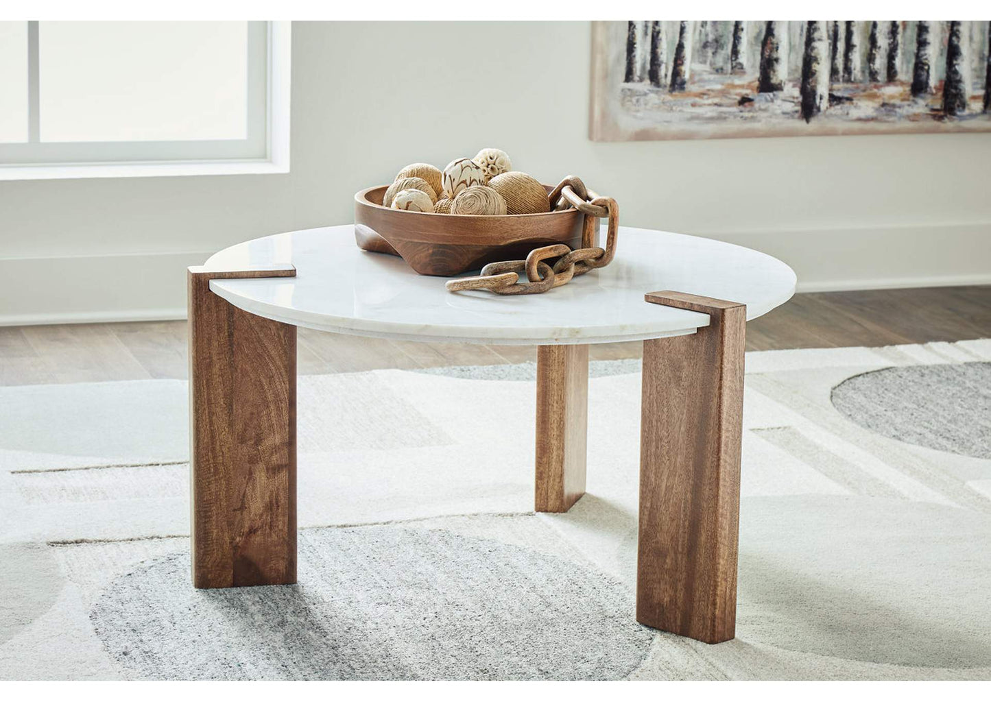 Isanti Coffee Table with 1 End Table