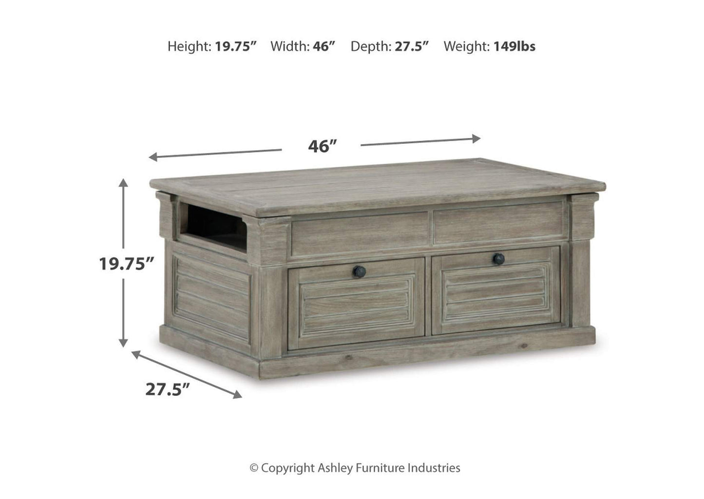 Moreshire Coffee Table with 2 End Tables