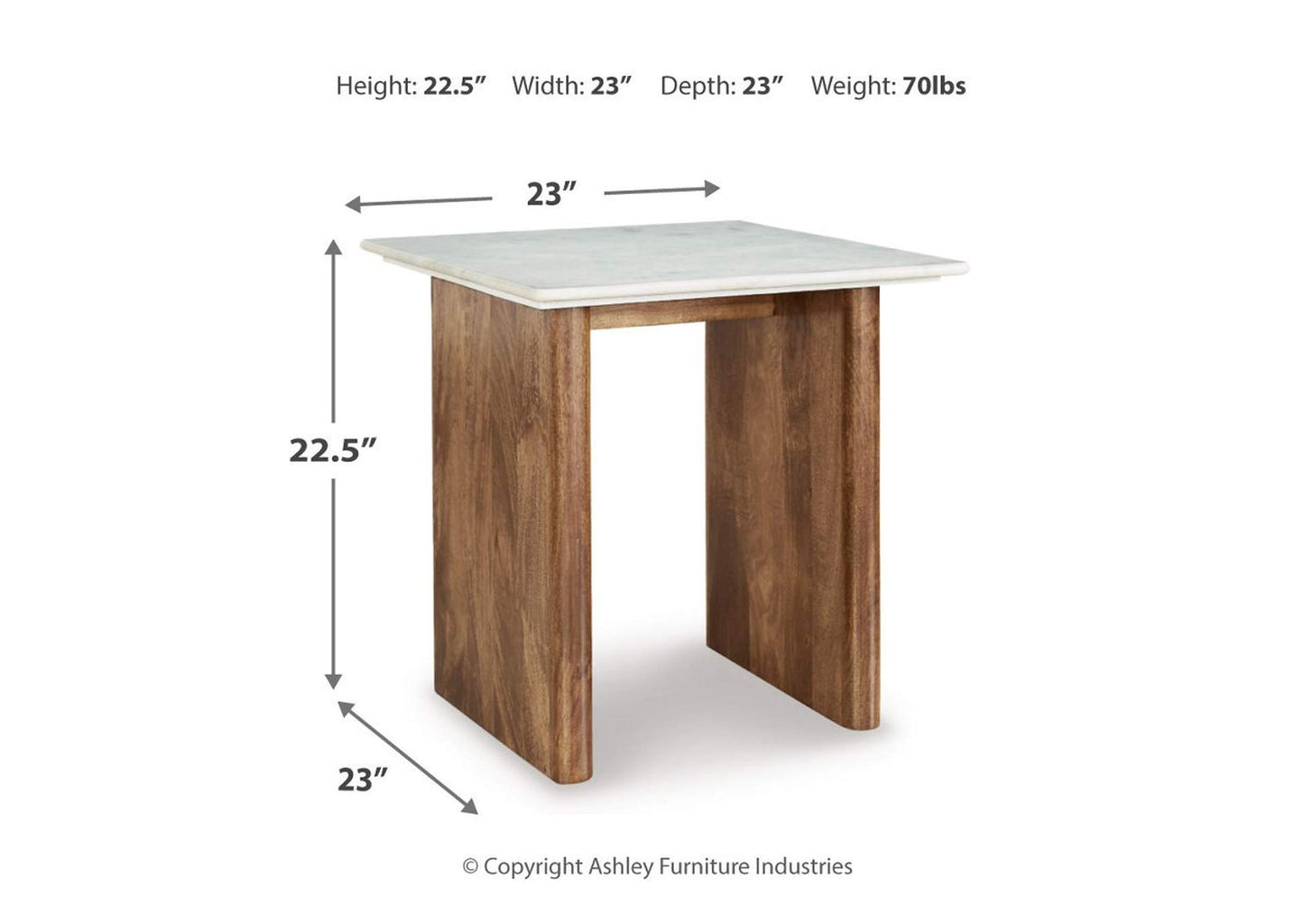 Isanti Coffee Table with 2 End Tables