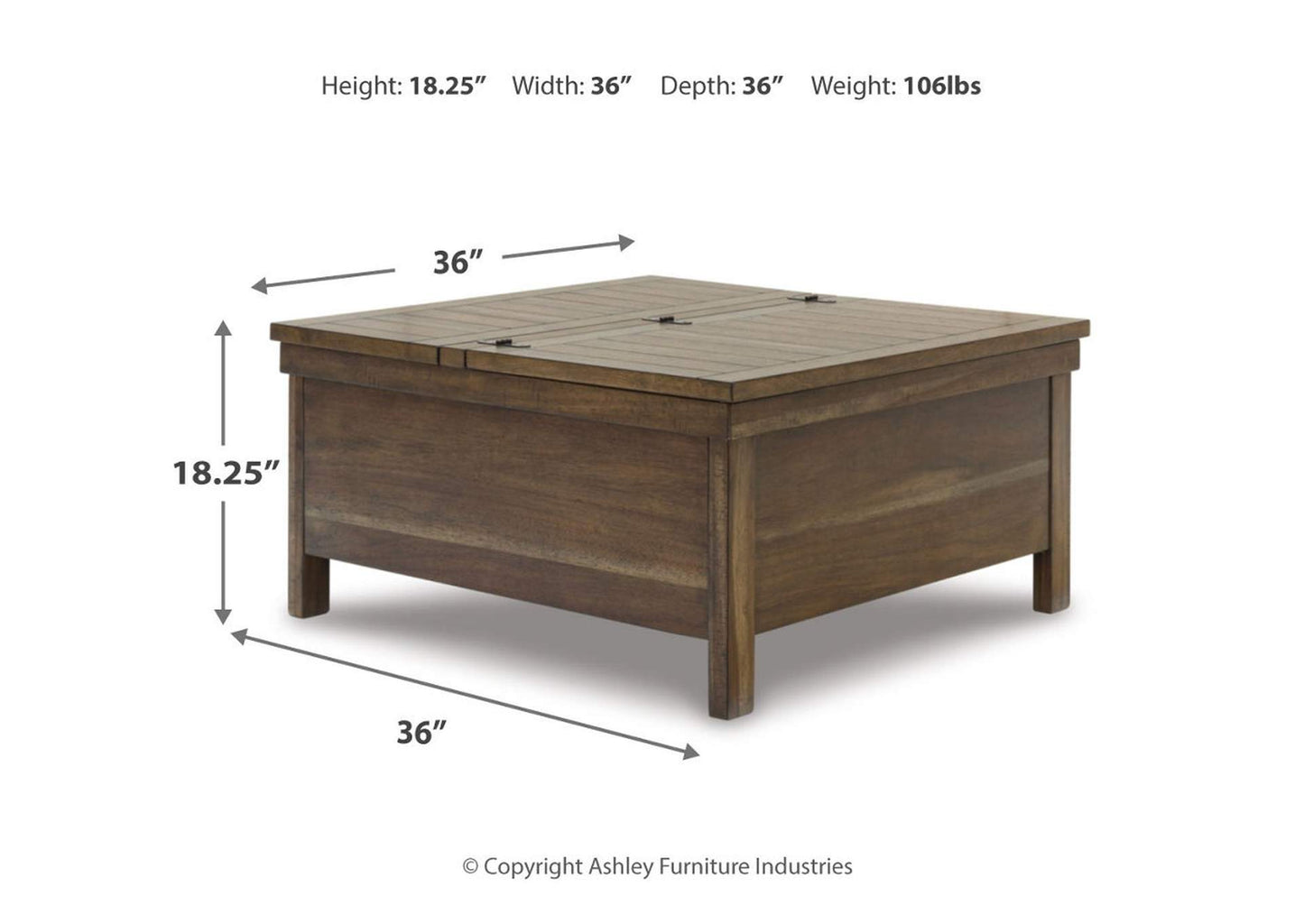 Moriville Lift-Top Coffee Table