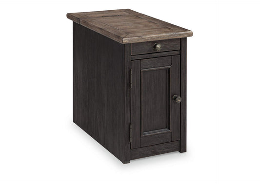 Tyler Creek Chairside End Table with USB Ports & Outlets