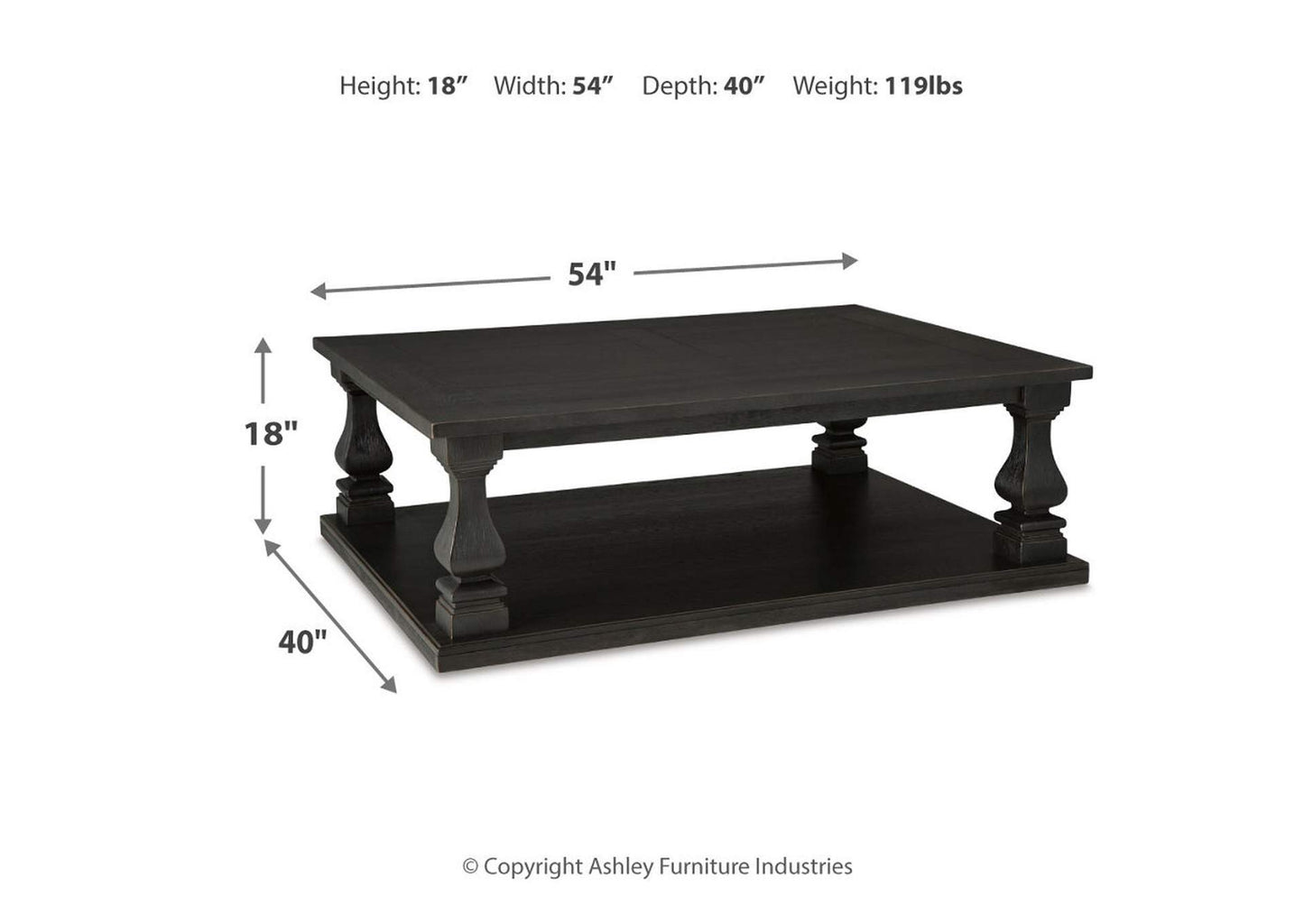 Wellturn Coffee Table with 1 End Table