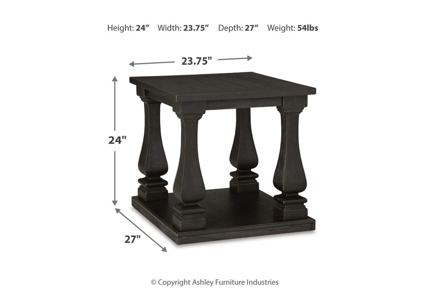 Wellturn Coffee Table with 1 End Table