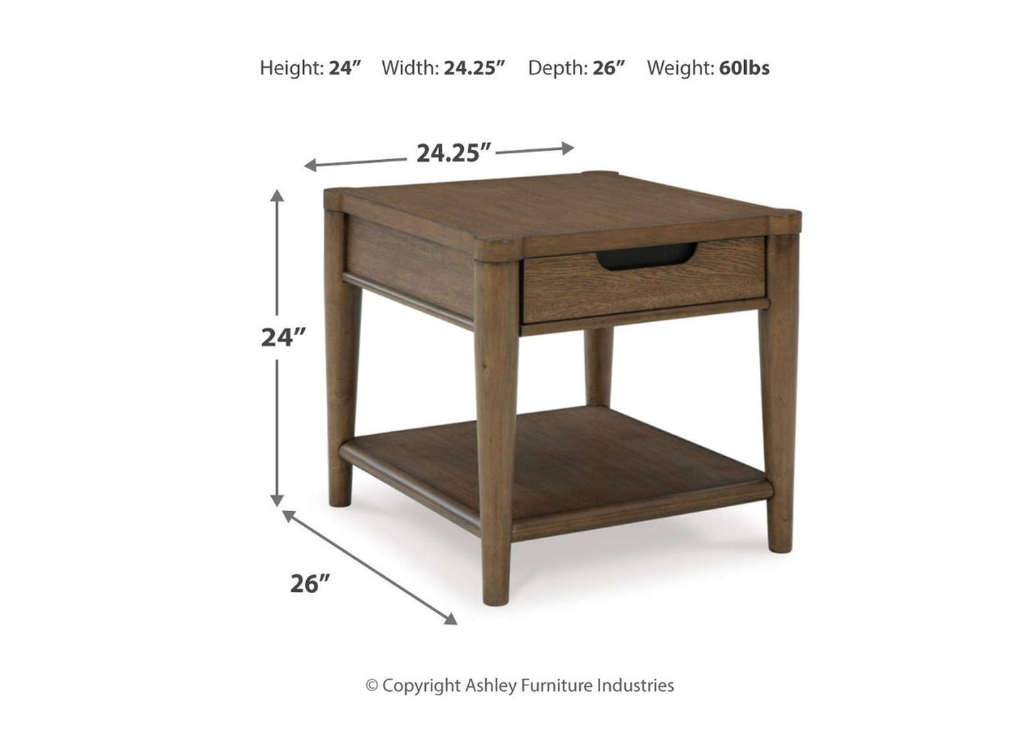 Roanhowe Coffee Table with 2 End Tables