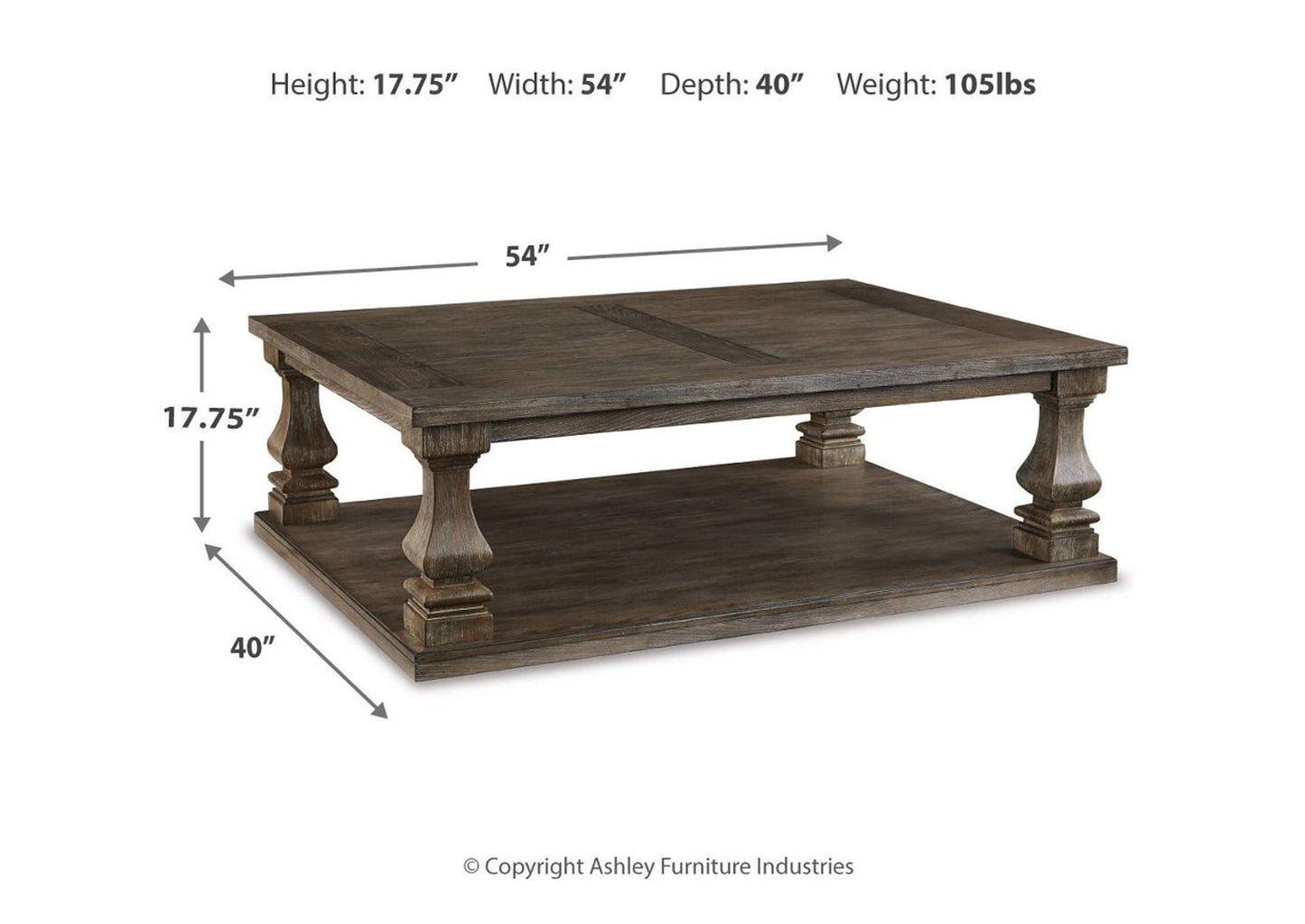 Johnelle Coffee Table with 1 End Table