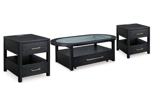 Winbardi Coffee Table with 2 End Tables