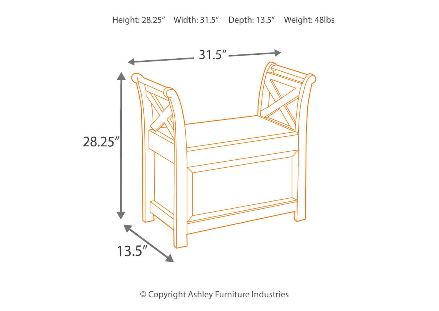 Abbonto Accent Bench