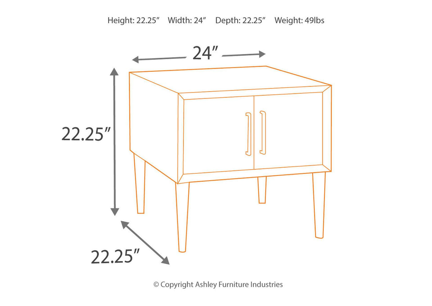 Kisper Coffee Table with 1 End Table