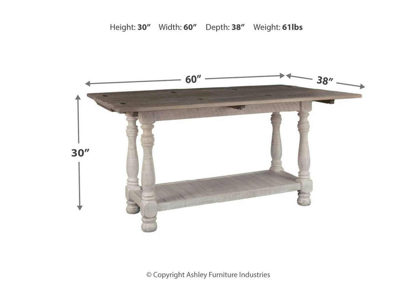 Havalance Sofa/Console Table