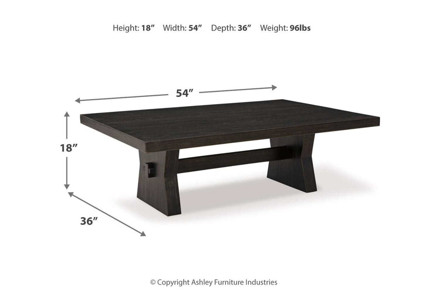 Galliden Coffee Table with 2 End Tables