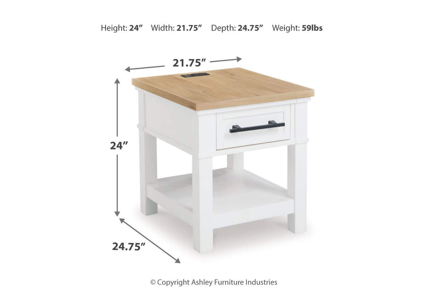 Ashbryn Coffee Table with 2 End Tables