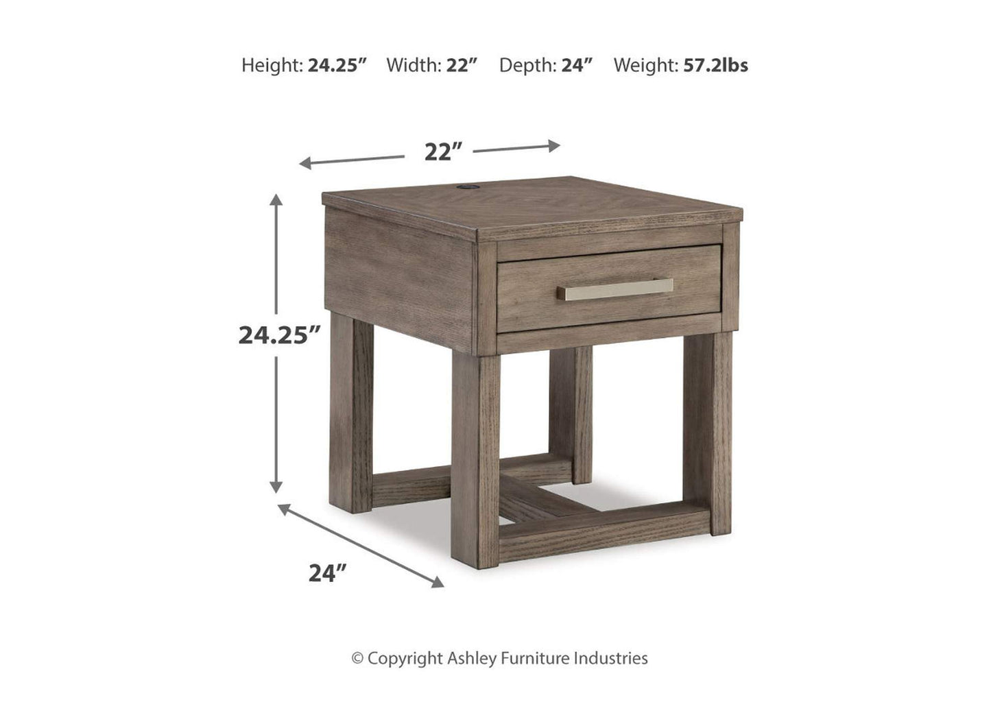 Loyaska Coffee Table with 2 End Tables