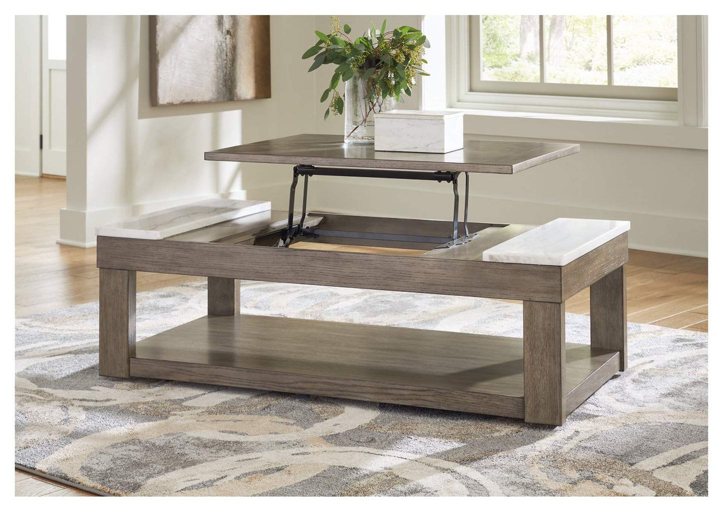 Loyaska Coffee Table with 2 End Tables