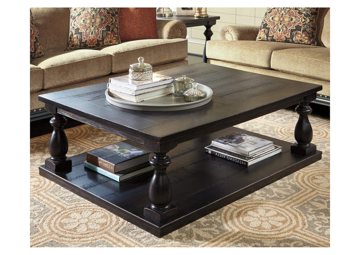 Mallacar Coffee Table with 2 End Tables