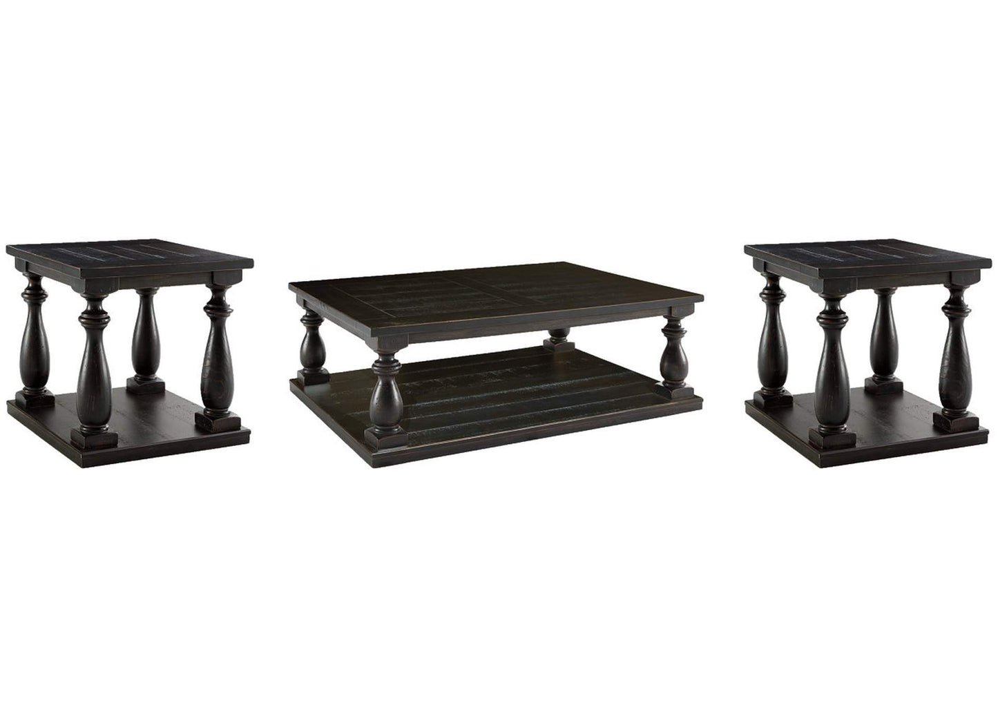 Mallacar Coffee Table with 2 End Tables