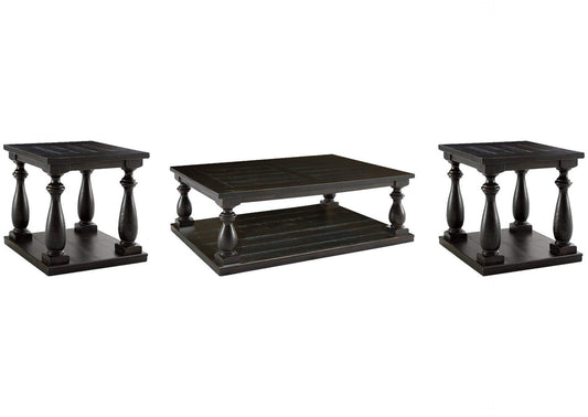 Mallacar Coffee Table with 2 End Tables