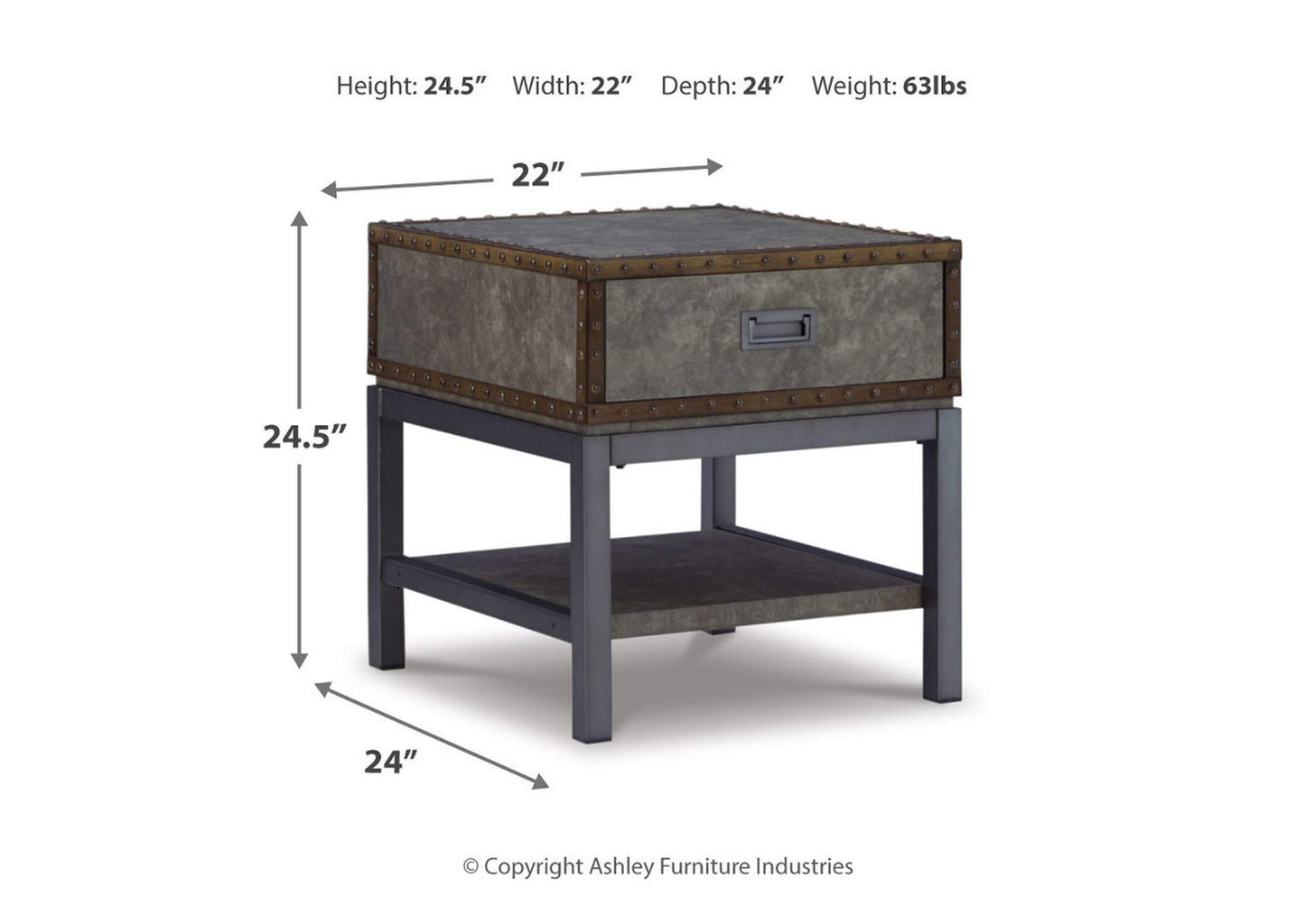 Derrylin End Table