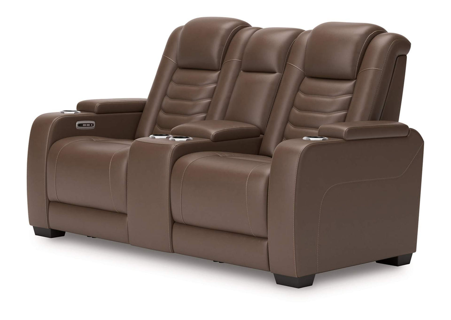 High Impact Power Reclining Loveseat with Console