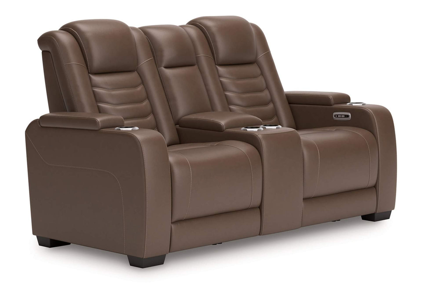 High Impact Power Reclining Loveseat with Console