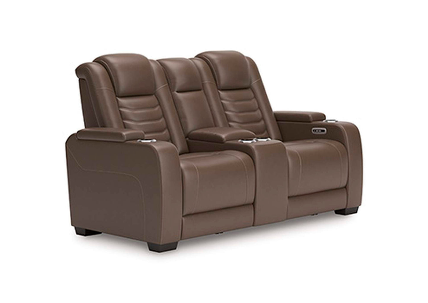 High Impact Power Reclining Loveseat with Console