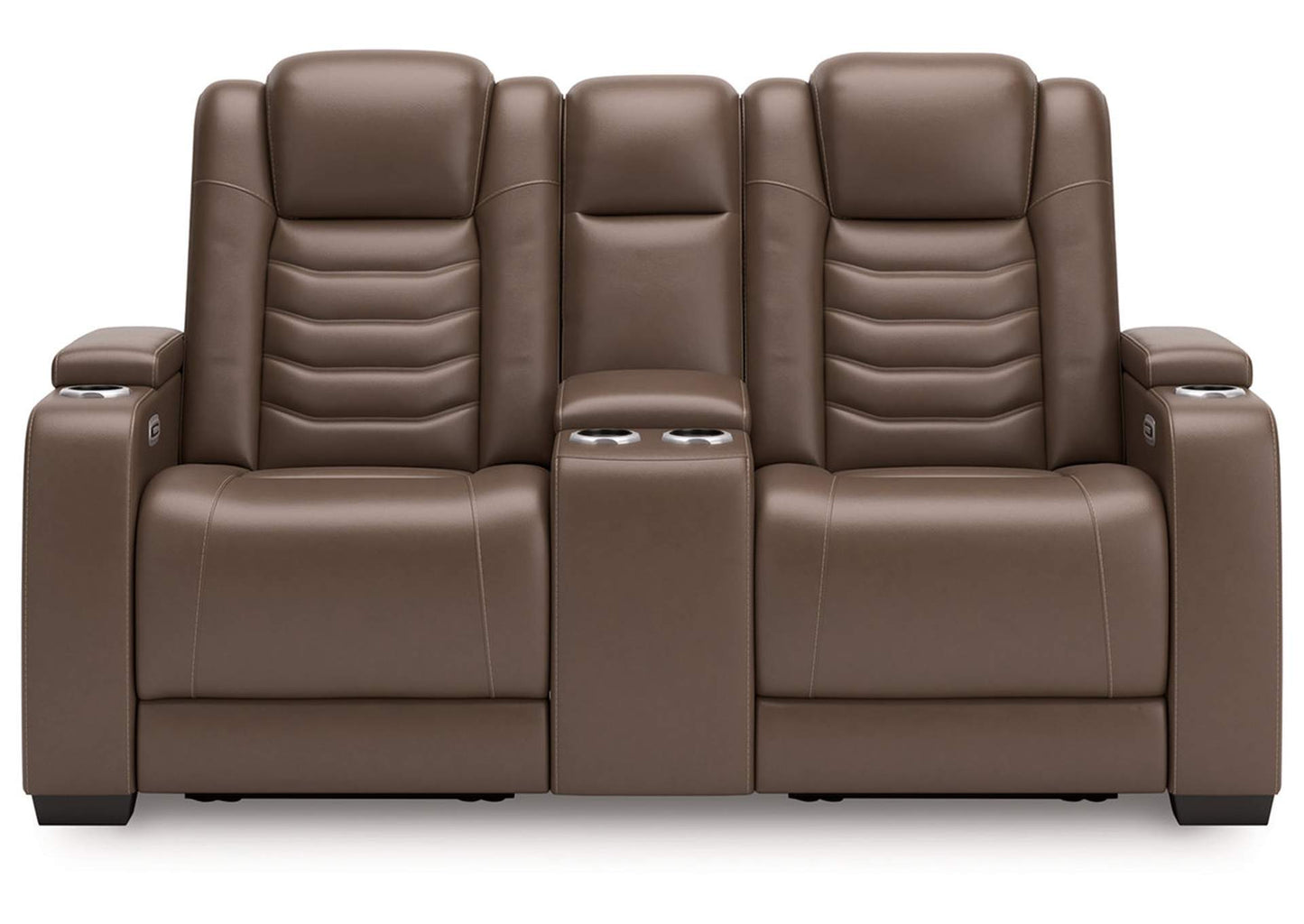 High Impact Power Reclining Loveseat with Console