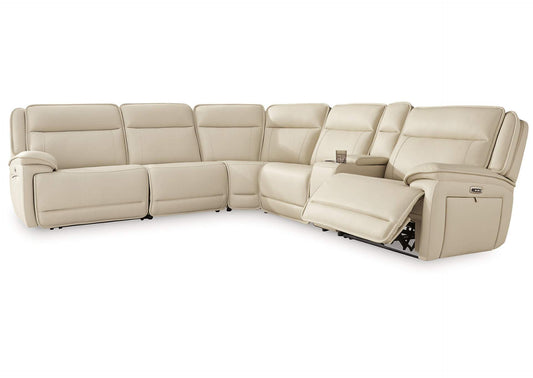 Double Deal 6-Piece Power Reclining Sectional