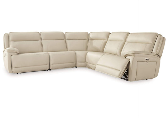 Double Deal 5-Piece Power Reclining Sectional