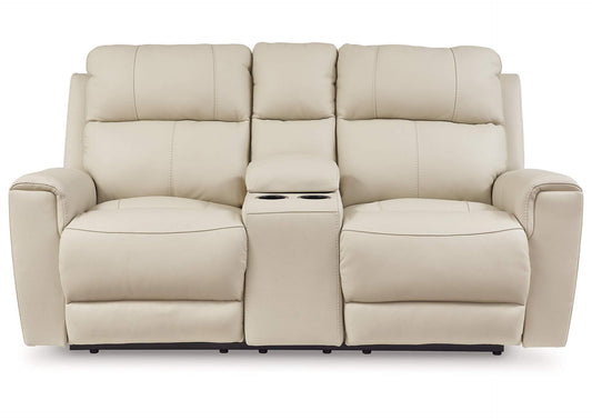 Dahlmoore Power Reclining Loveseat with Console