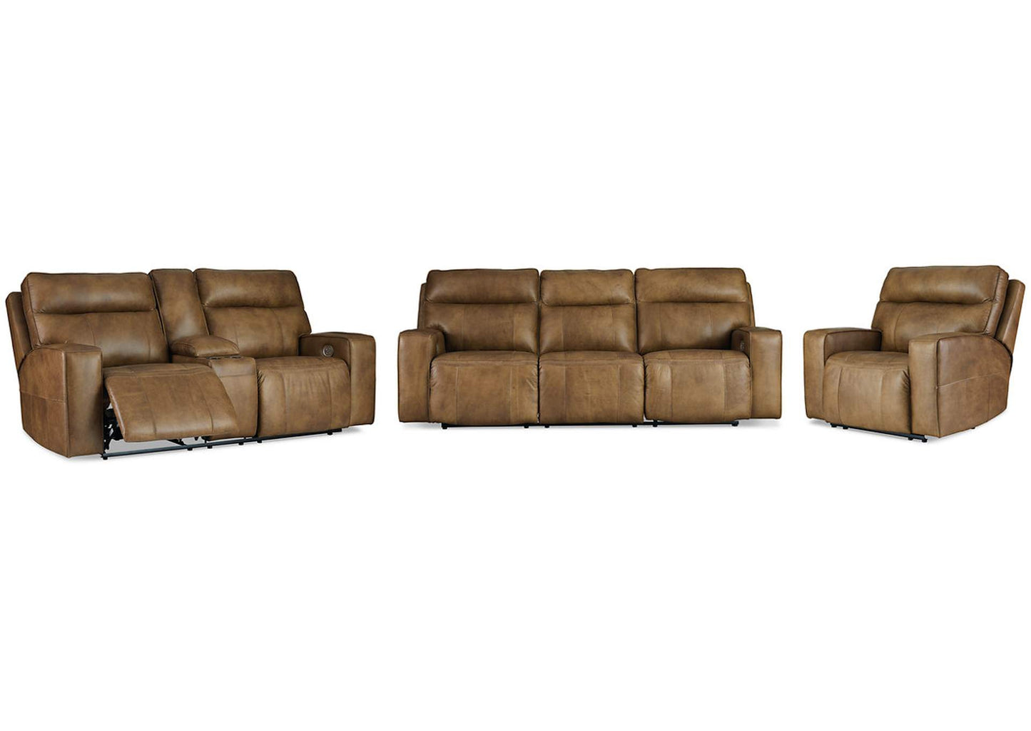 Game Plan Power Sofa, Loveseat and Recliner