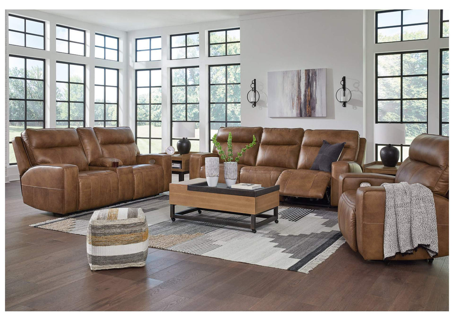 Game Plan Power Sofa, Loveseat and Recliner