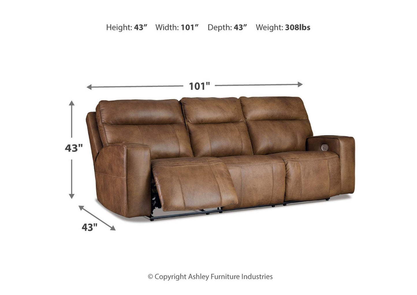 Game Plan Power Reclining Sofa