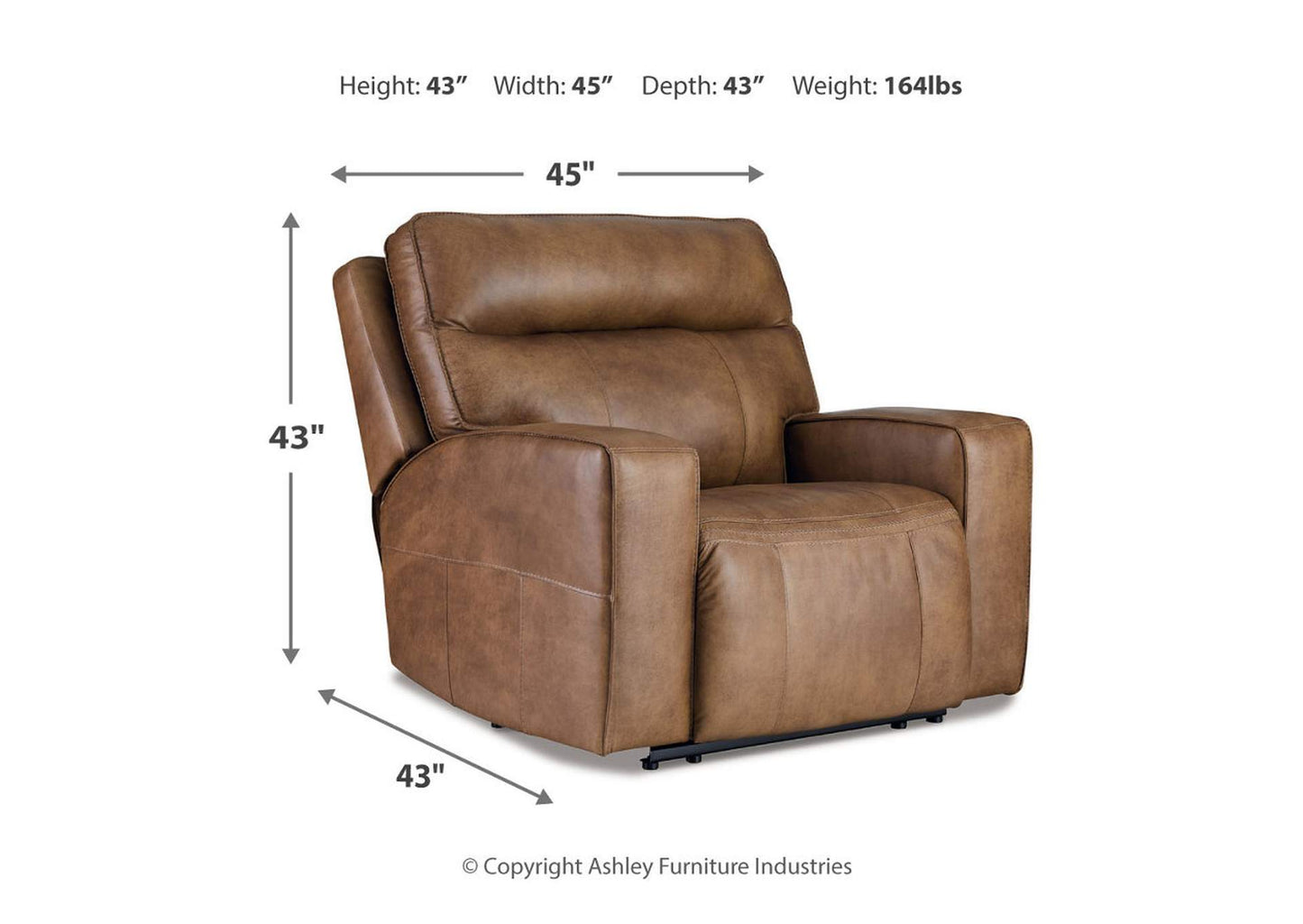 Game Plan Oversized Power Recliner