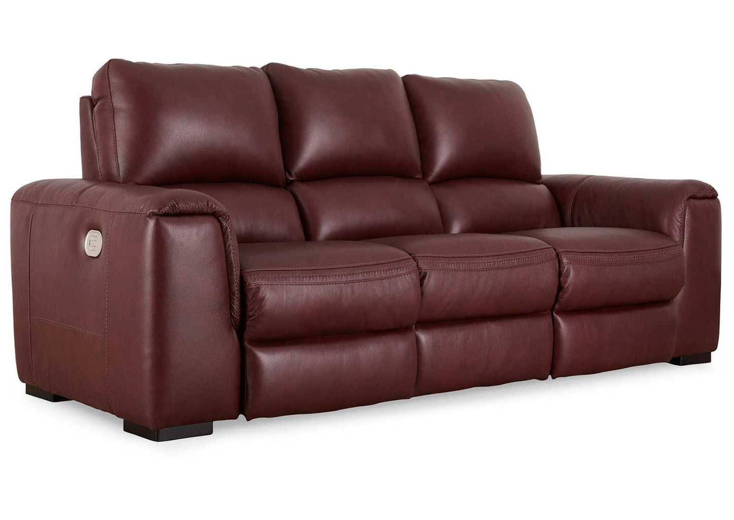 Alessandro Dual Power Leather Reclining Sofa and Loveseat with Console