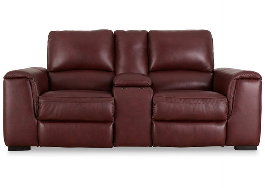 Alessandro Power Reclining Loveseat with Console