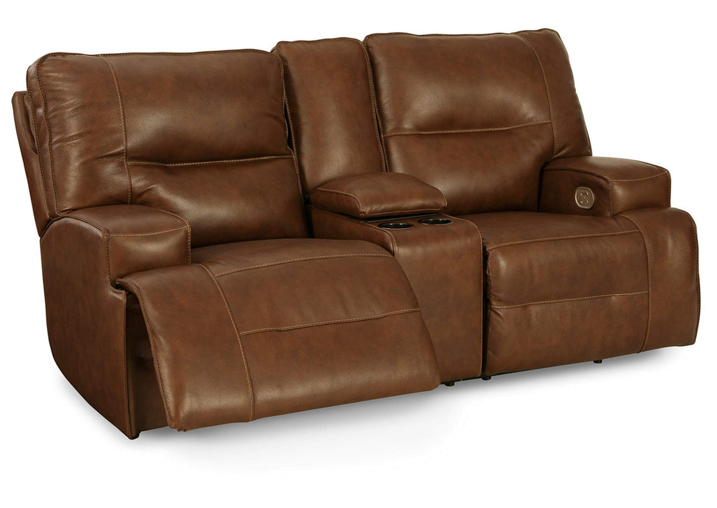 Francesca Power Reclining Loveseat with Console