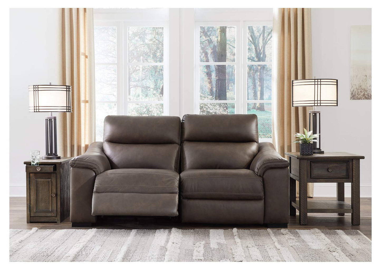 Salvatore 2-Piece Power Reclining Sectional Loveseat