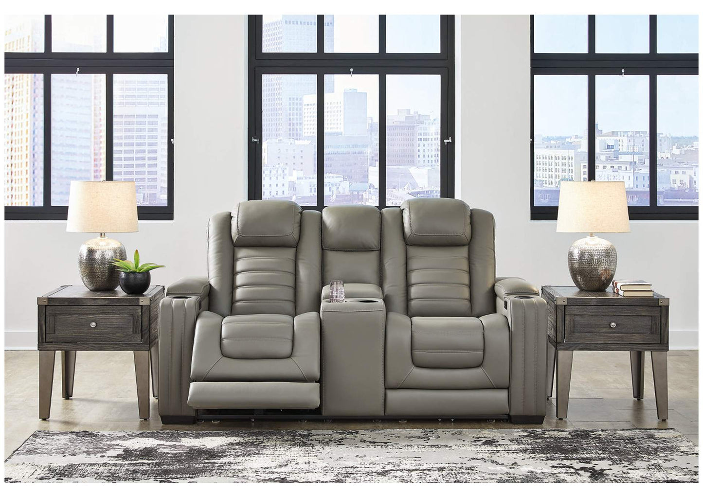 Backtrack Power Sofa and Loveseat