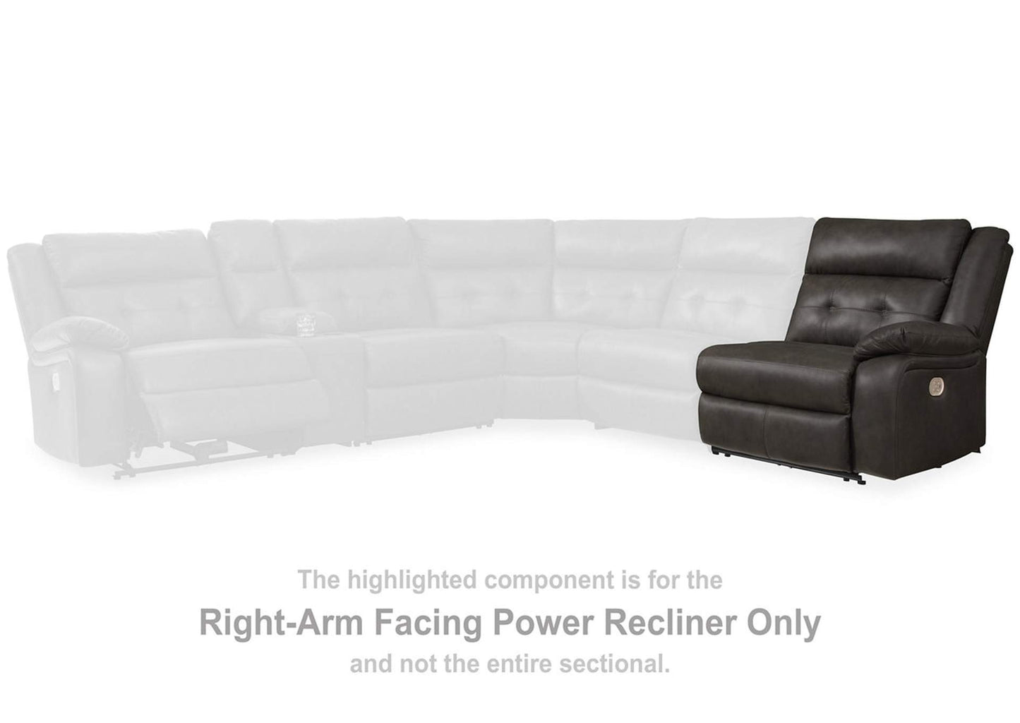 Mackie Pike 2-Piece Power Reclining Sectional Loveseat