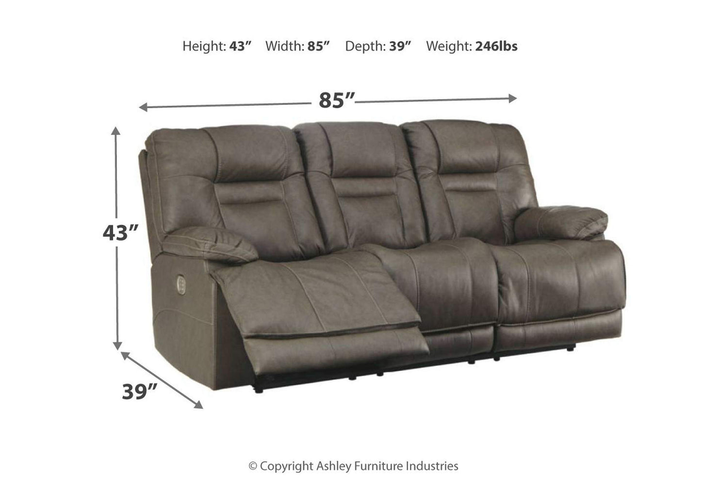 Wurstrow Power Sofa, Loveseat and Recliner