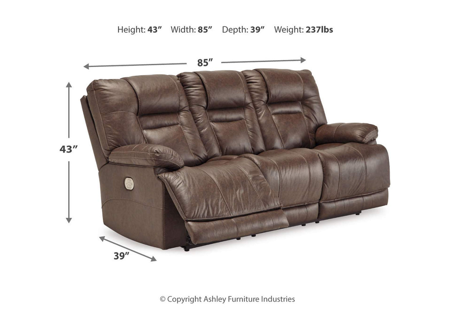 Wurstrow Power Reclining Sofa